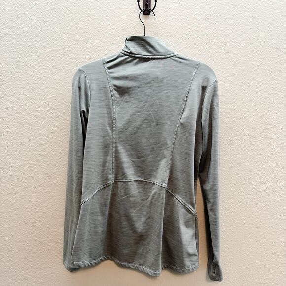 Eddie Bauer Green Space Dye 1/4 Performance Pullover Jacket - Large - Picture 7 of 8